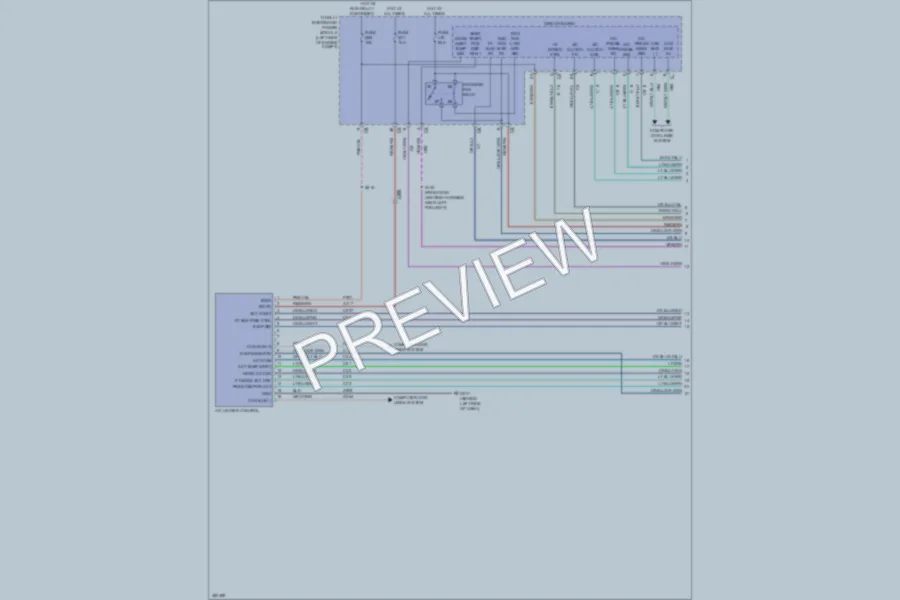 2012 Ram CV Air Conditioning wiring diagram preview