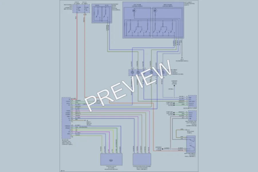 2012 Smart fortwo Cruise Control wiring diagram preview