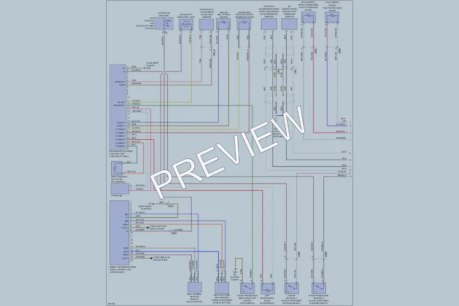 2012 Smart fortwo Supplemental Restraints wiring diagram preview