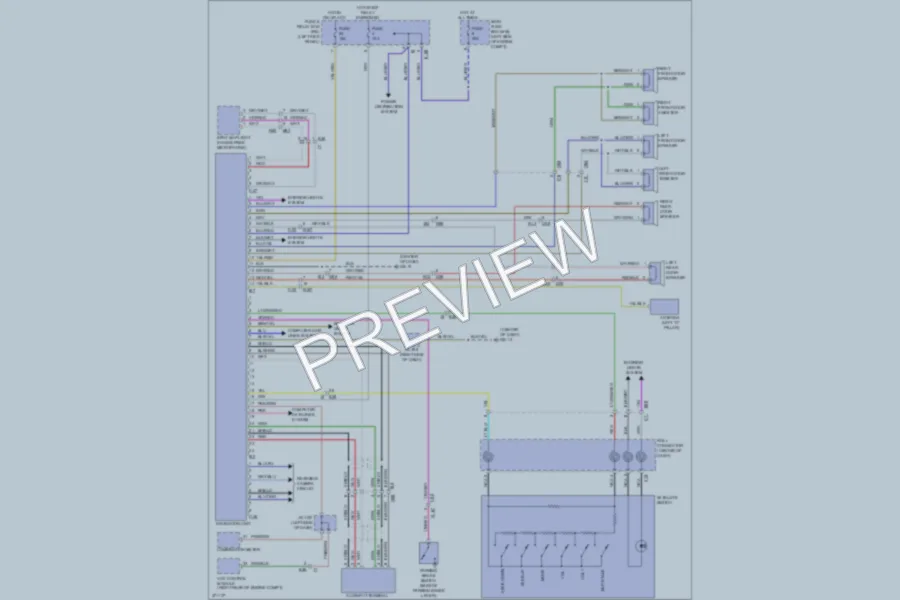 2012 Subaru Forester Navigation wiring diagram preview