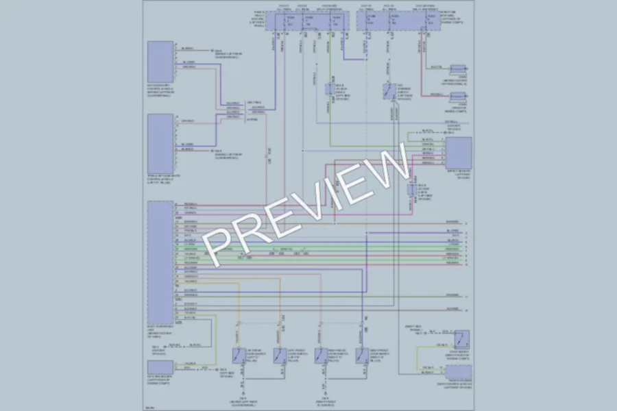 2012 Subaru Forester Power Door Locks wiring diagram preview