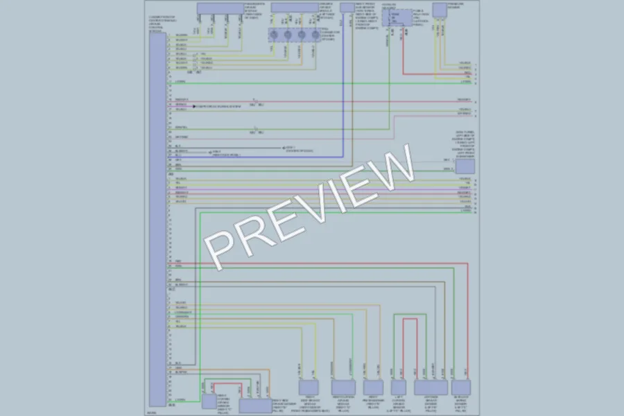 2012 Subaru Forester Supplemental Restraints wiring diagram preview