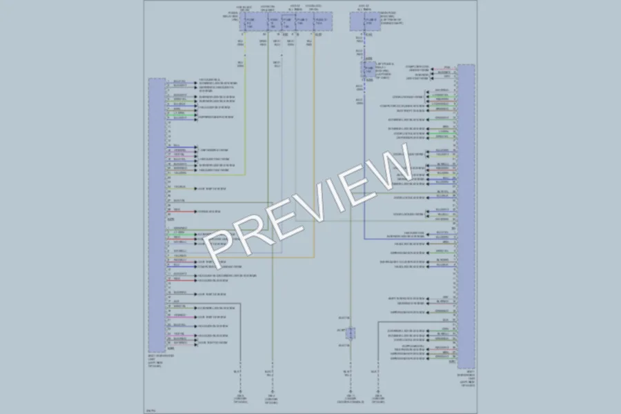 2012 Subaru 2.5L Eng Body Control Modules wiring diagram preview