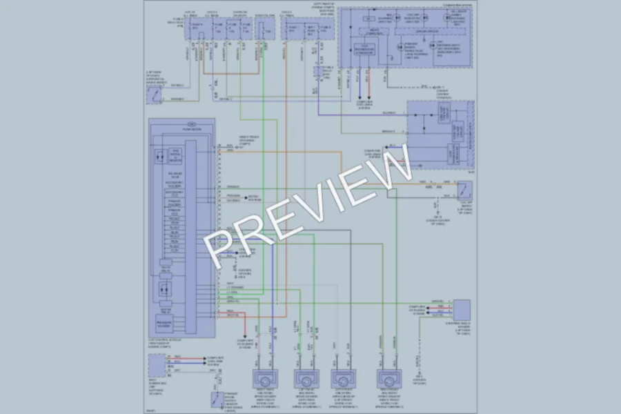 2012 Subaru 2.0L Eng Anti Lock Brakes wiring diagram preview