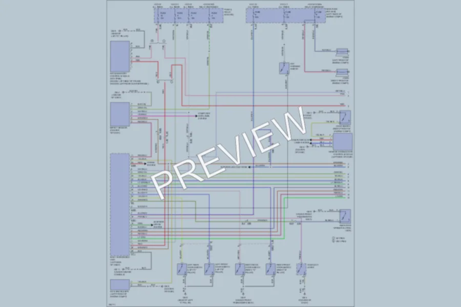 2012 Subaru 2.0L Eng Anti Theft wiring diagram preview
