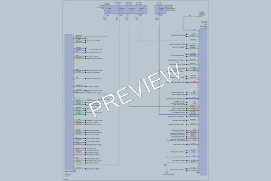 2012 Subaru 2.0L Eng Body Control Modules wiring diagram preview
