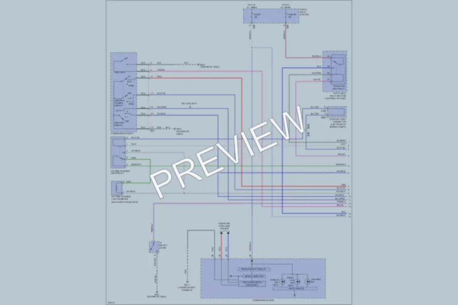 2012 Subaru 2.0L Eng Headlights wiring diagram preview