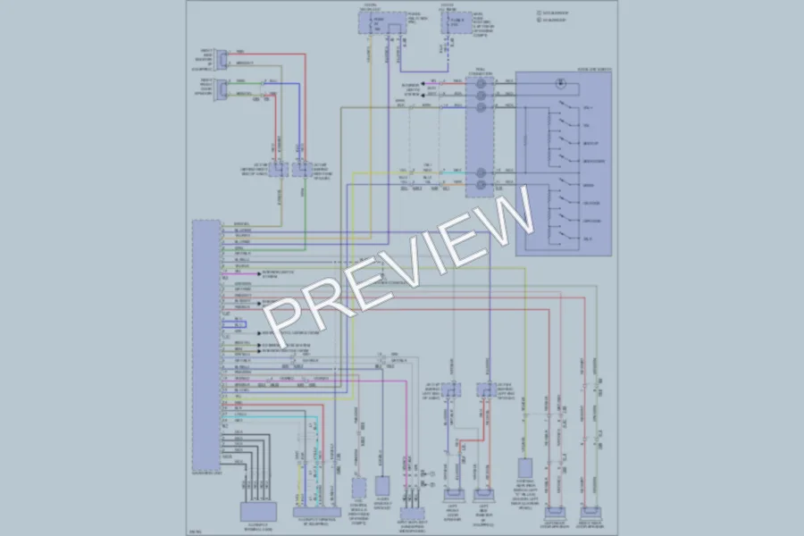 2012 Subaru 2.0L Eng Navigation wiring diagram preview