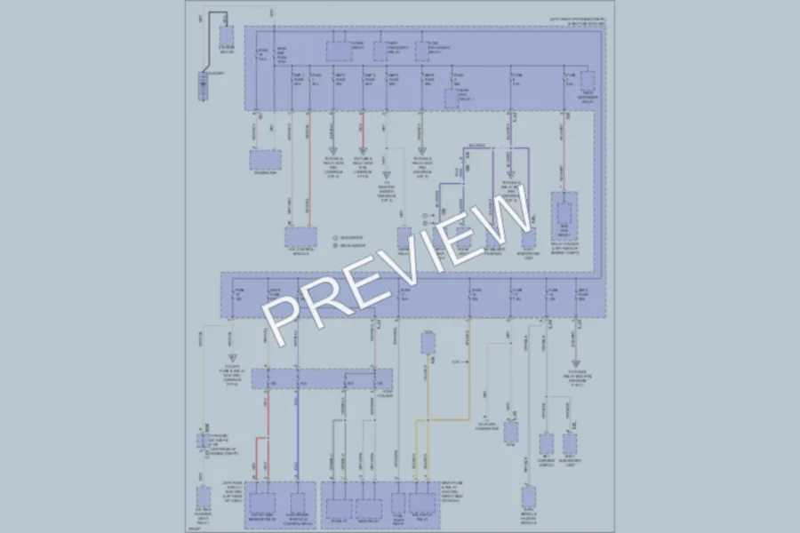 2012 Subaru 2.0L Eng Power Distribution wiring diagram preview