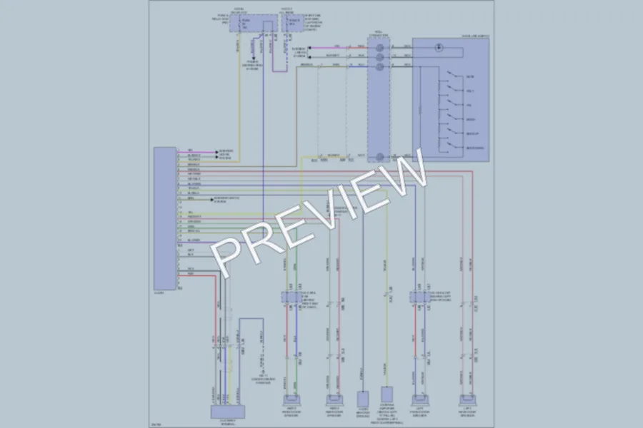 2012 Subaru 2.0L Eng Radio wiring diagram preview
