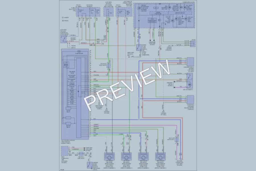 2012 Subaru 2.5L Eng Anti Lock Brakes wiring diagram preview