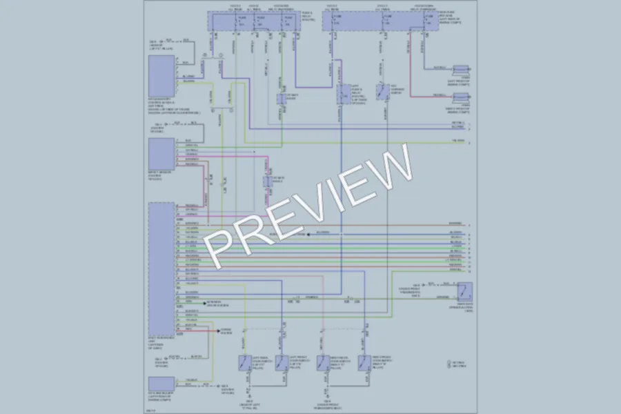 2012 Subaru 2.5L Eng Anti Theft wiring diagram preview