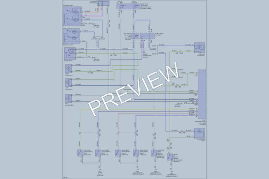 2012 Subaru 2.5L Eng Interior Lights wiring diagram preview