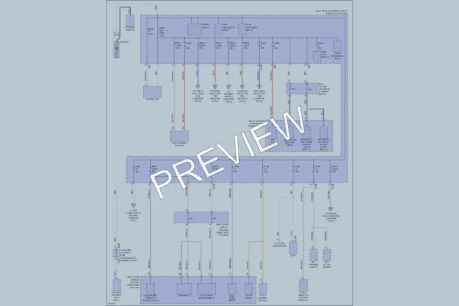 2012 Subaru 2.5L Eng Power Distribution wiring diagram preview