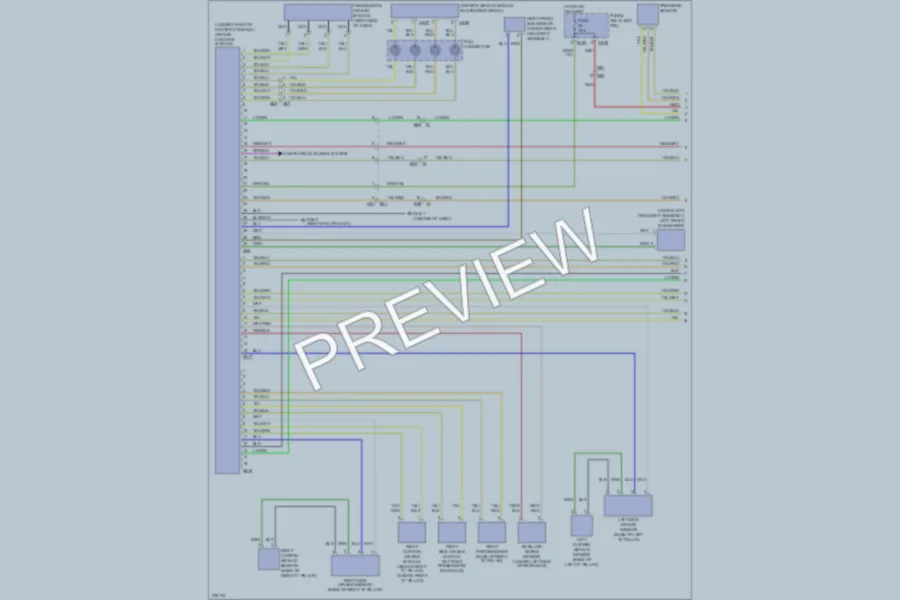 2012 Subaru 2.5L Eng Supplemental Restraints wiring diagram preview