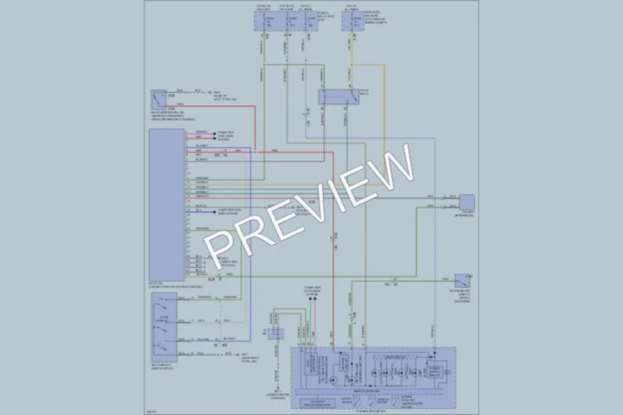 2012 Subaru 2.5L Eng Transmission wiring diagram preview