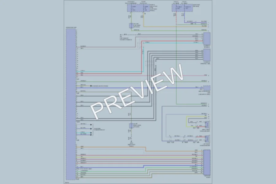 2012 Subaru Legacy Navigation wiring diagram preview