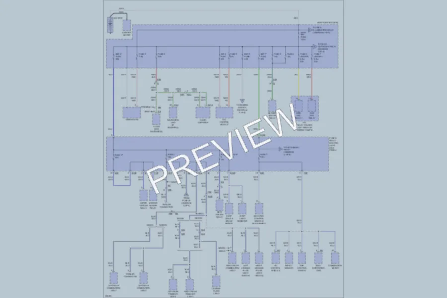 2012 Subaru Legacy Power Distribution wiring diagram preview