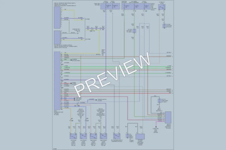 2012 Subaru Legacy Power Door Locks wiring diagram preview
