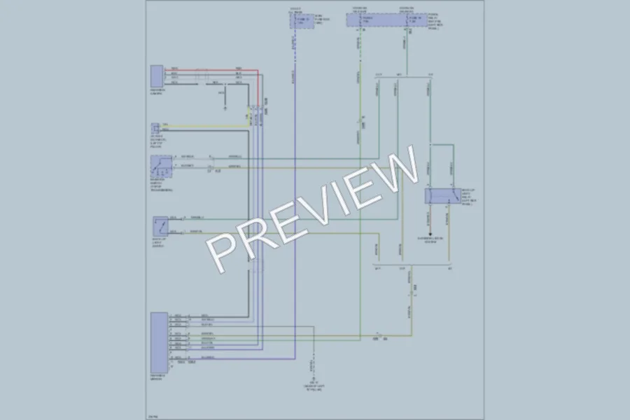 2012 Subaru Legacy Power Mirrors wiring diagram preview