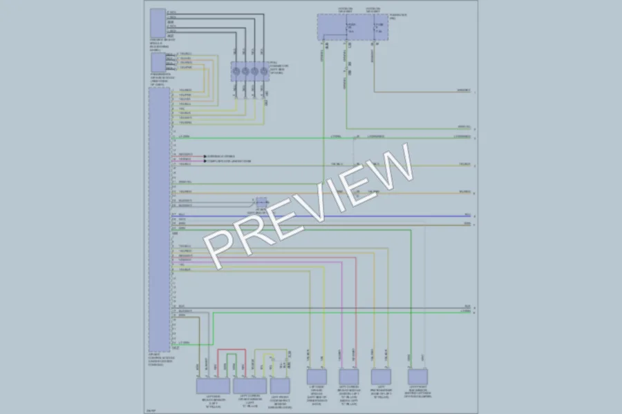 2012 Subaru Legacy Supplemental Restraints wiring diagram preview