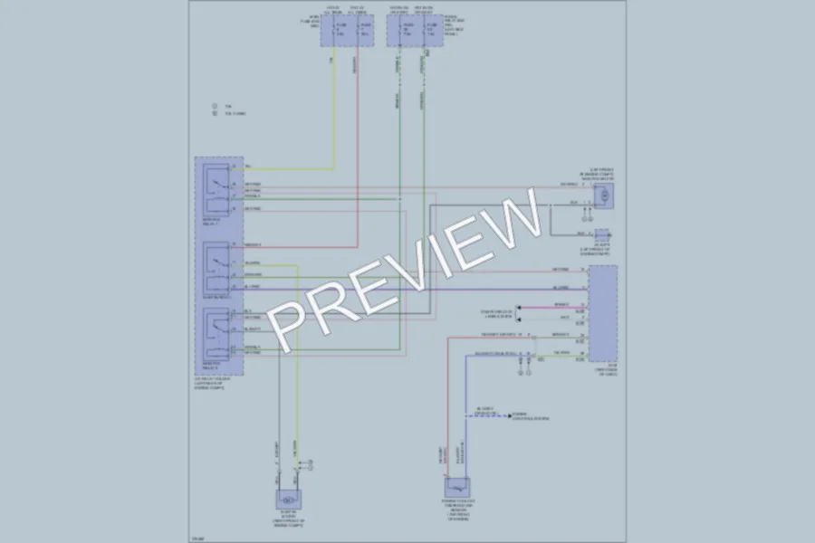 2012 Subaru Outback Cooling Fan wiring diagram preview