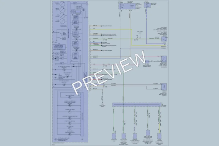 2012 Subaru Outback Instrument Cluster wiring diagram preview