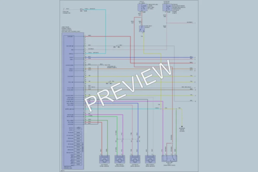 2012 Suzuki Equator Anti Lock Brakes wiring diagram preview