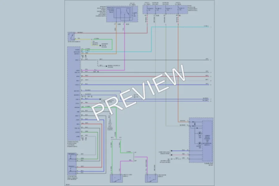2012 Suzuki Equator Cruise Control wiring diagram preview