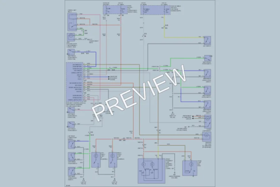 2012 Suzuki Equator Interior Lights wiring diagram preview