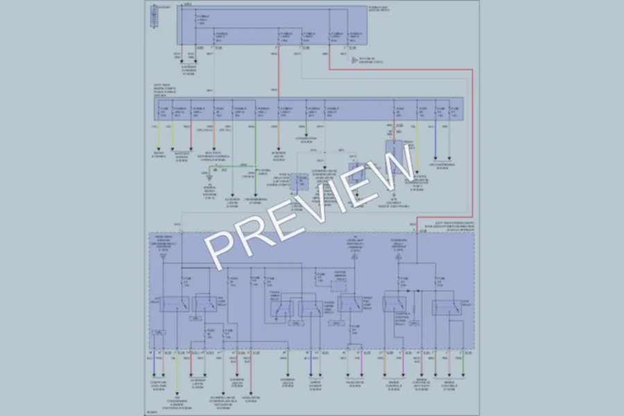 2012 Suzuki Equator Power Distribution wiring diagram preview