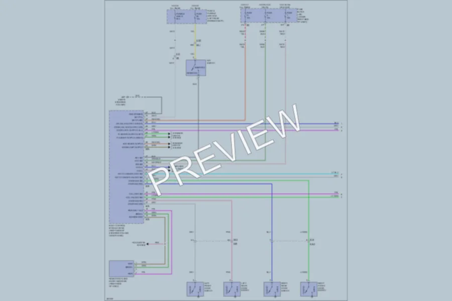 2012 Suzuki Equator Power Door Locks wiring diagram preview