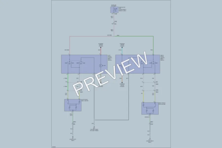 2012 Suzuki Equator Power Seats wiring diagram preview