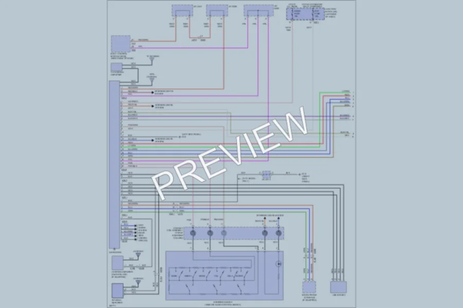 2012 Suzuki Kizashi Navigation wiring diagram preview