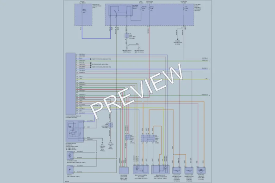 2012 Suzuki SX4 Air Conditioning wiring diagram preview