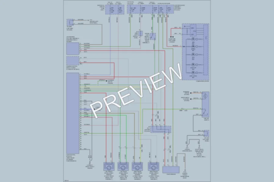 2012 Suzuki SX4 Anti Lock Brakes wiring diagram preview