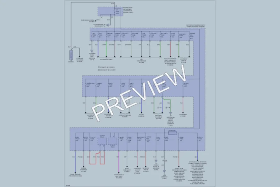 2012 Toyota 4Runner Power Distribution wiring diagram preview