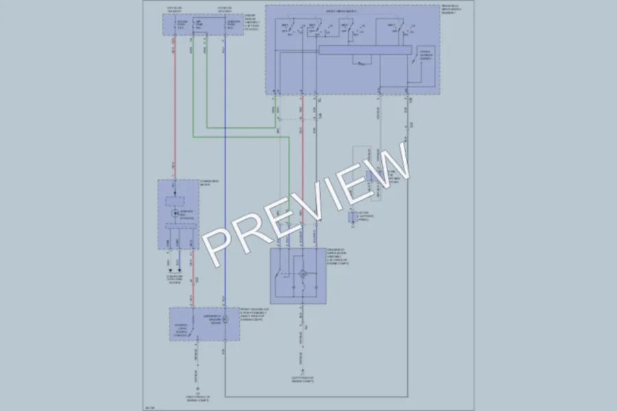 2012 Toyota 4Runner Wiper Washer wiring diagram preview