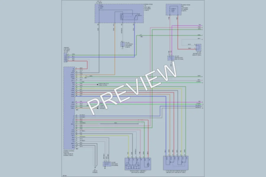 2012 Toyota Avalon Cruise Control wiring diagram preview