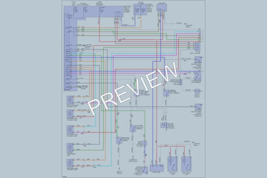 2012 Toyota Avalon Interior Lights wiring diagram preview