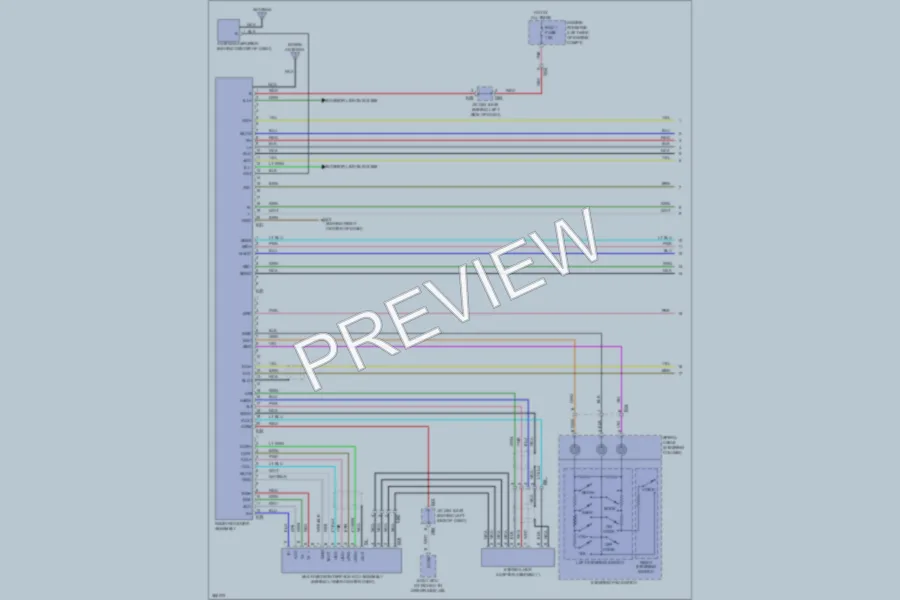 2012 Toyota Avalon Radio wiring diagram preview