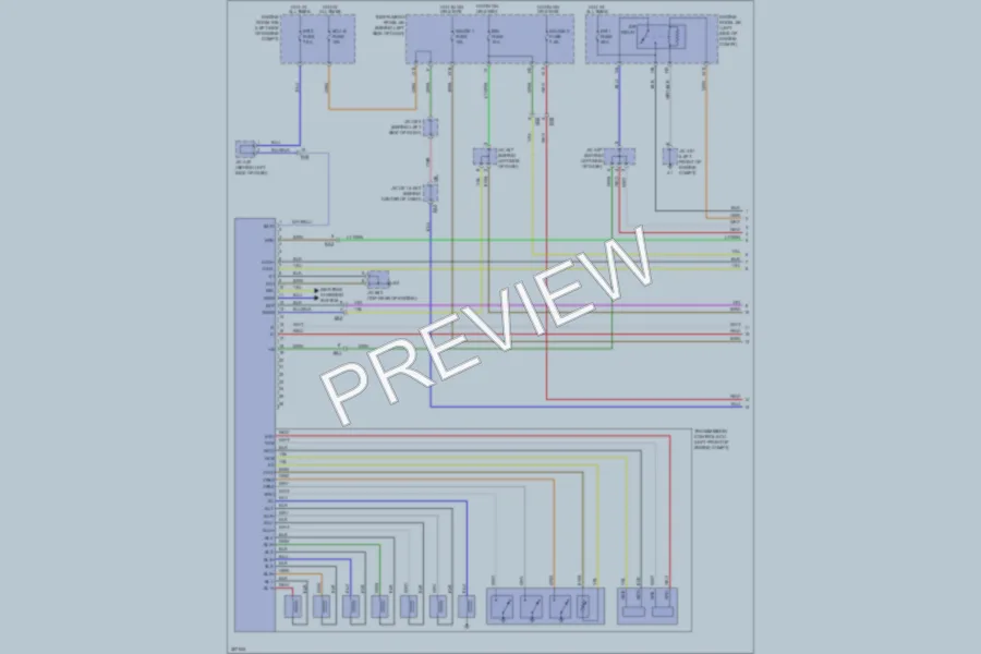 2012 Toyota Avalon Transmission wiring diagram preview