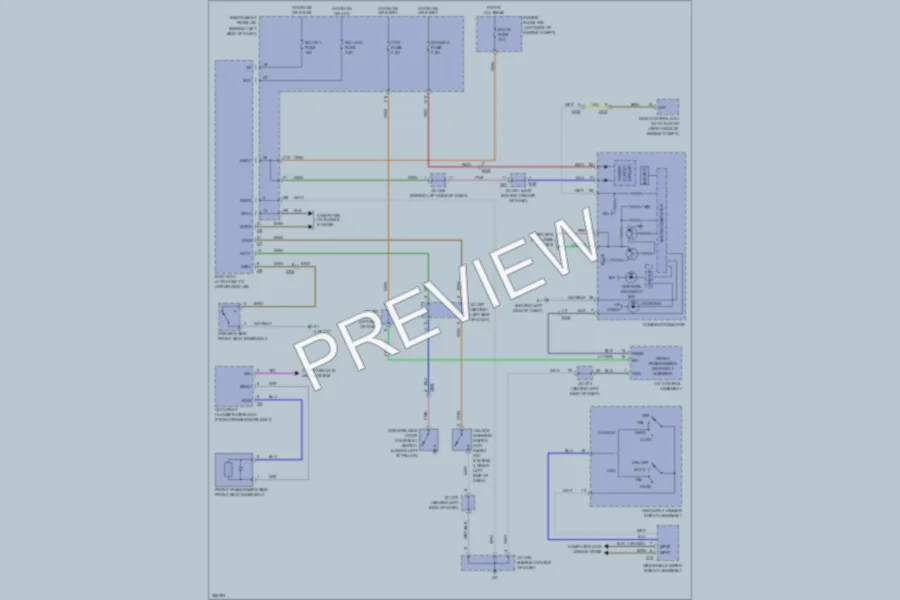 2012 Toyota Avalon Warning Systems wiring diagram preview