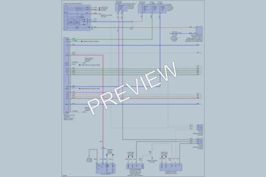 2012 Toyota Camry Anti Lock Brakes wiring diagram preview