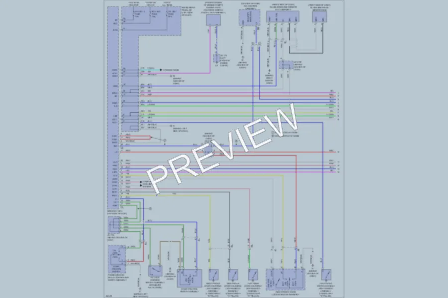 2012 Toyota Camry Anti Theft wiring diagram preview