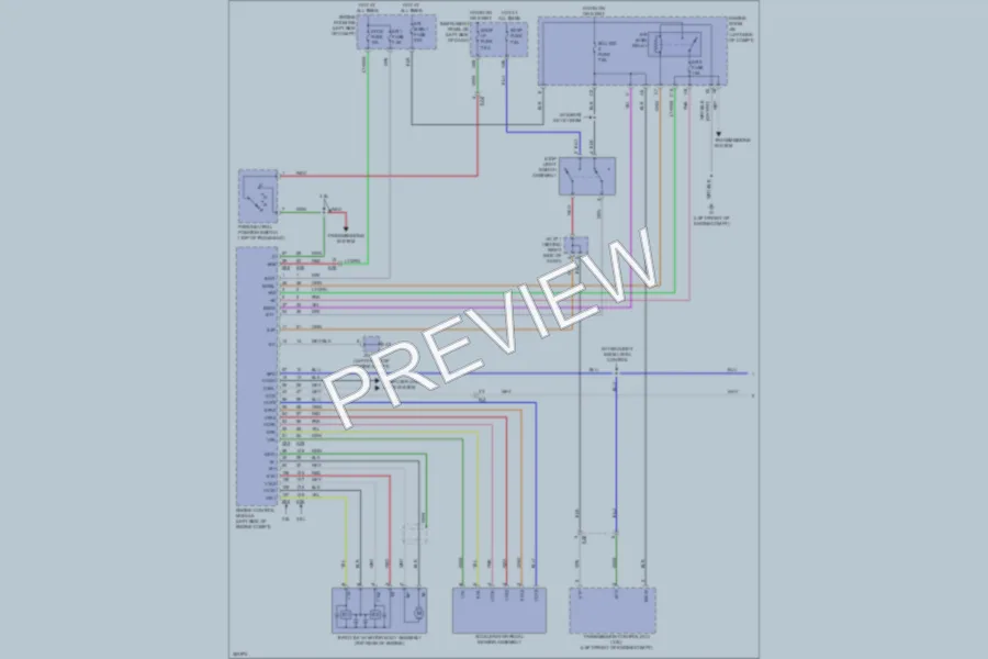 2012 Toyota Camry Cruise Control wiring diagram preview