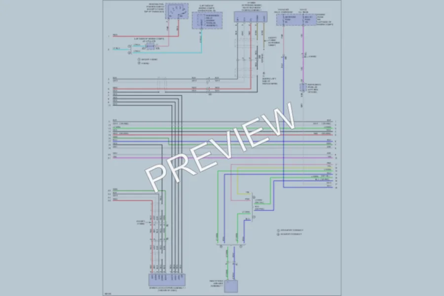 2012 Toyota Camry Navigation wiring diagram preview
