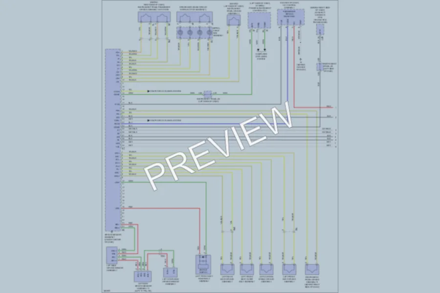 2012 Toyota Camry Supplemental Restraints wiring diagram preview