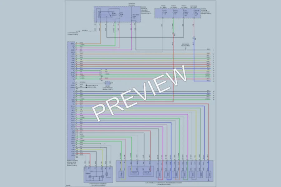 2012 Toyota Camry Transmission wiring diagram preview