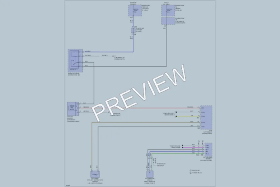 2012 Toyota Corolla Cooling Fan wiring diagram preview
